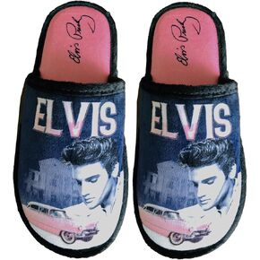 Elvis Slippers Blk&Wht Photo