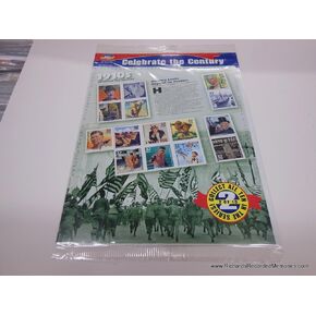 USPS Celebrate The Century 1910s, Full Sheet of 15 x 32-Cent Postage Stamps, USA 1998, Scott 3183