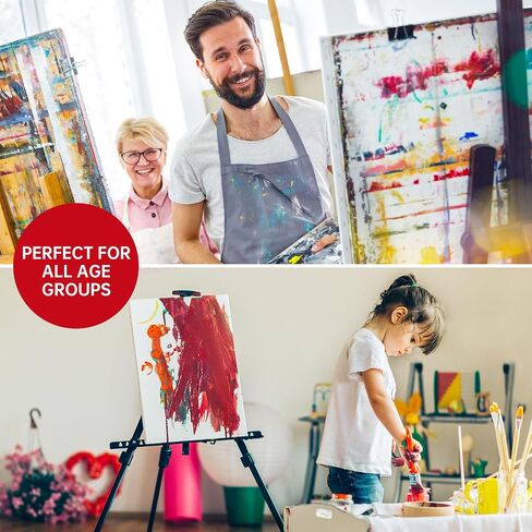 20-Pack 4x4 Inch Canvas Boards for Painting – 100% Cotton Primed Art Supplies for Kids, Adults & Beginners – Suitable for Acrylic, Oil, Watercolor, Tempera, & Other Painting Mediums in Saudi Arabia
