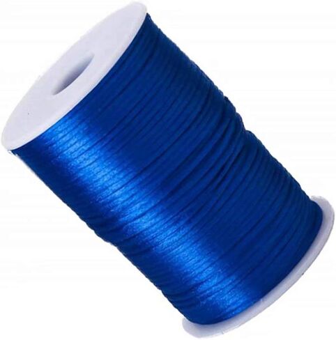 Vivianbuy Red 2.5mm dia Satin Cord 109 فناء سلك حرير رطات ، سلك ساتان نايلون لأرباح القلادة DIY in Kuwait