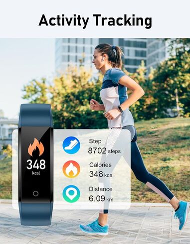 GRV No Bluetooth Pedometer Watch Fitness Tracker No Phone Needed, Step Counter Calories/Sleep Tracker for Walking Running for Men Women Waterproof (Pink) in Saudi Arabia
