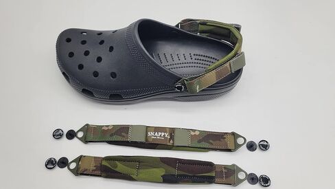 Velcro Soft Replacement Heel Straps for crocs Shoes Black Medium in Saudi Arabia