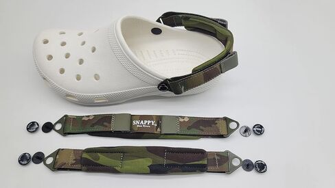 Velcro Soft Replacement Heel Straps for crocs Shoes Black Medium in Saudi Arabia