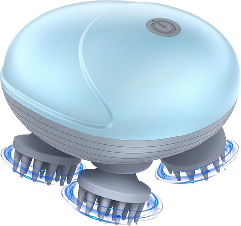 Upgraded Handheld Pet Massager for Dogs and Cats, Electric With 4 Rotatable Heads, Three Modes, for Relieving Tight Stiffness Muscles, Promote Bonding in Kuwait