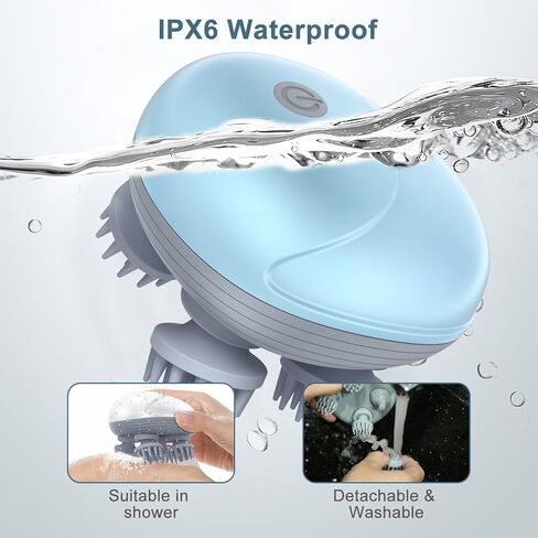 Upgraded Handheld Pet Massager for Dogs and Cats, Electric With 4 Rotatable Heads, Three Modes, for Relieving Tight Stiffness Muscles, Promote Bonding in Kuwait