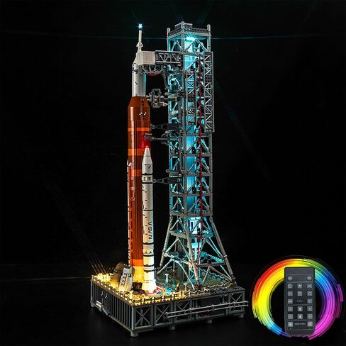 إضاءة LED متوافقة مع LEGO NASA ARTEMIS SPACE SYSTEM 10341 ، مجموعة الضوء المتوافقة مع LEGO 10341 ، مع إعطاء الضوء للنموذج ، لم يتضمن مجموعة النموذج （الإصدار القياسي） in Kuwait