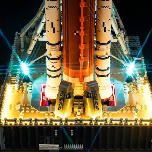 إضاءة LED متوافقة مع LEGO NASA ARTEMIS SPACE SYSTEM 10341 ، مجموعة الضوء المتوافقة مع LEGO 10341 ، مع إعطاء الضوء للنموذج ، لم يتضمن مجموعة النموذج （الإصدار القياسي） in Kuwait