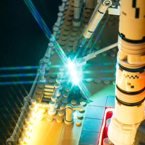 إضاءة LED متوافقة مع LEGO NASA ARTEMIS SPACE SYSTEM 10341 ، مجموعة الضوء المتوافقة مع LEGO 10341 ، مع إعطاء الضوء للنموذج ، لم يتضمن مجموعة النموذج （الإصدار القياسي） in Kuwait