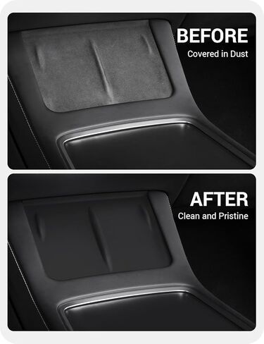 BASENOR 2025 Upgrade Tesla Model Y Model 3 Center Console Wireless Charger Mat Silicone Cover Wireless Charging Phone Pad for Tesla Interior Accessories (Not Suitable for 2024 Model 3) in Kuwait