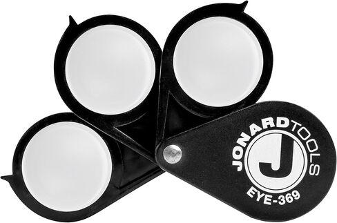 Jonard Tools Eye-369 Fiber Optic Eyeloop ، Jewelers Loupe ، X3 ، X6 ، X9 التكبير in Kuwait