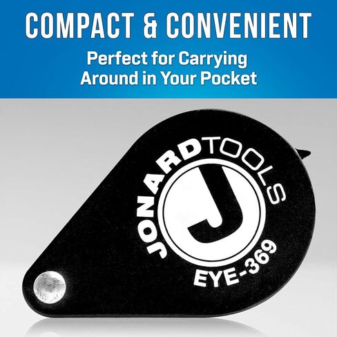 Jonard Tools Eye-369 Fiber Optic Eyeloop ، Jewelers Loupe ، X3 ، X6 ، X9 التكبير in Kuwait