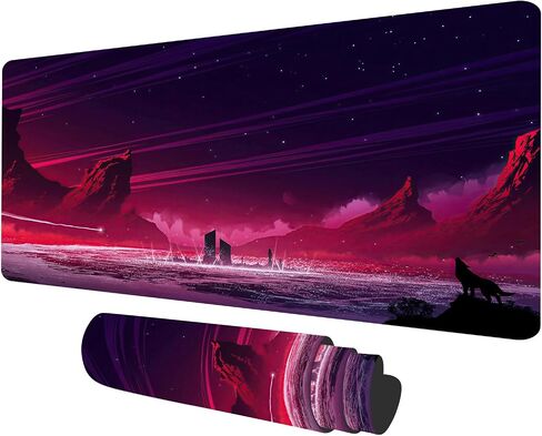 MTG Playmat Forest ، TCG Game Play Mat لـ MTG Trading Card Card Surface Surface Mousepad Game 23.6x 13.7 Inches in Kuwait