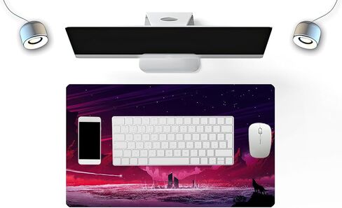 MTG Playmat Forest ، TCG Game Play Mat لـ MTG Trading Card Card Surface Surface Mousepad Game 23.6x 13.7 Inches in Kuwait