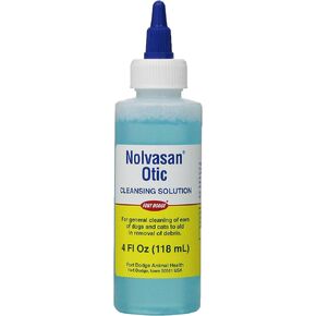 محلول تطهير Zoetis Nolvasan Otic ، 4 أونصة