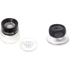 كارسون Lumiloupe 10x Power Stand Magnifier (LL-20) و Carson Lumiloupe Plus 17.5x Power Stand Magnifier (LO-15)