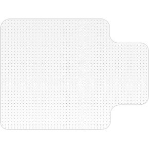 QWORK Heavy Duty Office Chair Mat for Carpet, 48x36 Inches with Lip, Studded, Slip Resistant
