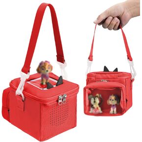Beautyflier Carrying Case Compatible with Toniebox Audio Player Starter Set, Storage Bag Organizer for Creative Tonies Figures, Tote Bag Carrying Holder for Kids Toniebox Starter Set (Blue)
