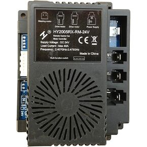 HY2005RX-RM-24V Mainboard Receiver Kids Bowered Ride على السيارة ، وملحقات صندوق التحكم في مراقب التحكم للأطفال 24 فولت 40A ركوب كهربائي على قطع غيار السيارة