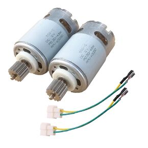 Weelee 2 PCS 12V 40000RPM 15T محرك كهربائي يعمل بالطاقة ، وادفع محركًا لركوب الأطفال على ركوب قطع غيار الألعاب