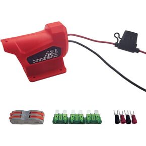 محول البطارية متوافق مع بطارية Milwaukee 12V مع محول Fuse M12 لركوب DIY على روبوتات الشاحنة RC CAR