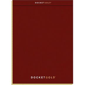 منصات كتابة الذهب من Tops ، 8-1/2 "× 11-3/4" ، القاعدة القانونية ، غلاف بورغوندي ، ورقة كناري ، 70 ورقة (99714)