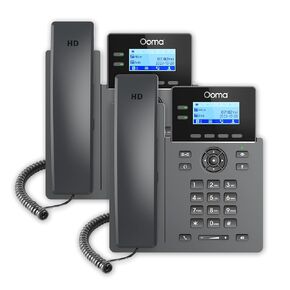 Ooma 2-pack تم توفير 2602 هواتف مكتب IP Office IP للاستخدام مع VoIP Office Office Cloud. موظف الاستقبال الظاهري ، سطح المكتب/الهاتف المحمول ، مؤتمرات الفيديو. الاشتراك المطلوب.