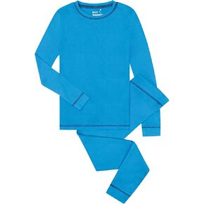 Boys Pajamas Set 6 Piece Soft Snug Fit Sleepwear Set Long-Sleeve Sleep Shirts and Pants for Toddlers