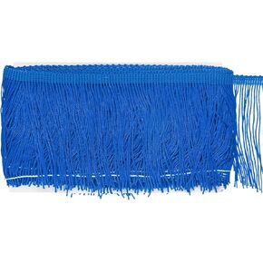 Chainette Fringe Trim, 5 Yards of 4" Polyester Braid Tassel Trim for DIY Crafts/Latin Dress/Lamp Shade Decoration/Wedding Dress/Sewing/Clothing Fringe Thread Yarn [Flesh Color]
