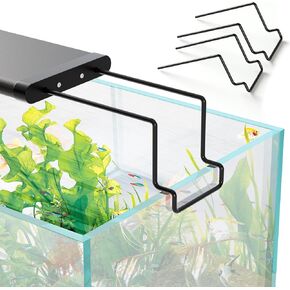 2 PCS Aquarium Light Riser for Rimmed/Rimless Fanks ، قوس حوض Aquarium Light High Holder ، موسع مصباح خزان السمك الصلب يقف LED ، مصارف الضوء على الحوض -الحوض (العرض 4.3 بوصة) in Kuwait