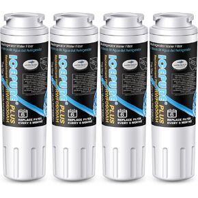 ICEPURE PLUS NSF53 Certified UKF8001 Refrigerator Water Filter, Compatible with Maytag UKF8001, UKF8001AXX, UKF8001P, Whirlpool 4396395, 469006, EDR4RXD1, EveryDrop Filter 4, Puriclean II, 4 Pack