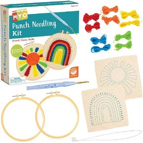 Mindwary Make Your Punch Feedling Kit - كل مجموعة إبرة لكمة شاملة للمبتدئين الذين تتراوح أعمارهم بين 8+