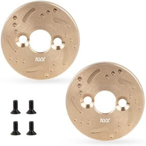 KYX RACING CNC النحاس النحاس المحور الخلفي ترقيات الأجزاء ترقيات قطع الغيار ل 1/18 RC Crawler Car Traxxas Trx4M