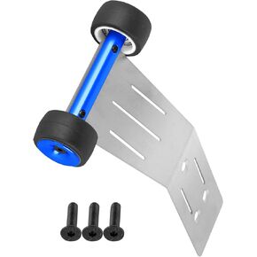 RC Upgrade Parts Steel Wheelie Bar for 1/16 Mini Maxx 4WD RTR Brushless Monster Truck (#107154-1),Tail Wheel Head up Wheel Hop Ups,Black(1 PCS