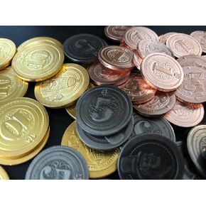 مجموعة ترقية ألعاب ألعاب Metal Coin Coin Coin (العملات الصناعية)