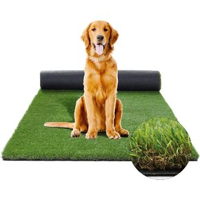 XLX TURF وسادة العشب الاصطناعي الكبير للكلاب قعادة ، العشب الكثيف الناعم الإضافي لشرفة الفناء الداخلي في الهواء الطلق ، 4 أقدام × 6 قدم