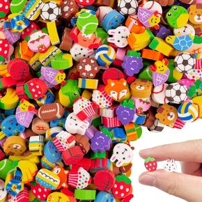 240pcs محايات عشوائية مصغرة للأطفال ، محو قلم رصاص لطيف بشكل كبير محو محو صغير ممتع للمكافآت الفصول الدراسية تفضل هدية ممحاة