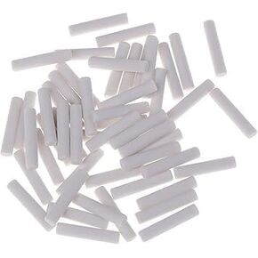 50pcs ممحح مطاطية ، ممحاة إعادة الملء مع محايات محايات الاستبدال بديلة مناسبة للمدرسة/المكتب ، ممحشر القلم الرصاص الميكانيكية (5 * 25 ملم)