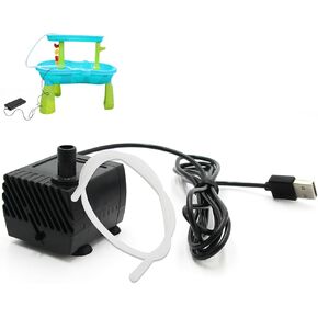 مضخة منسوب المياه في USB ، مضخة مياه الأطفال للخطوة 2 ، مضخة مياه صغيرة مقاومة للماء مع أنابيب 3 أقدام ، إكسسوارات منسوب المياه للأنشطة الصيفية في الهواء الطلق