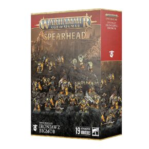 Warhammer Ironjaqz Bigmob - Orruk Warclans Prehead Age of Sigmar