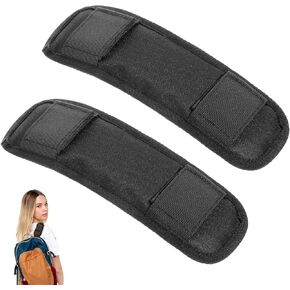 2 pcs Soft Shoulder Strap Pad Removable Backpack Strap Pads Breathable Fastener Cushions for Bag Backpack Satchel