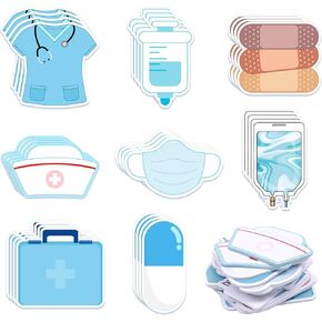 36 ممرضة ممرضة لزجة الملاحظات المضحكة ممرضة المفترسة ، 720sheets الأساسيات الطبية لصفحة المذكرة لماشية الطبية للهدايا لمستشفيات زملاء العمل