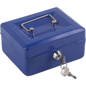 Small For Money Box With Locks To Store Personal Stuff Pink Security Cash Box, Fireproof Waterproof Box With Key Lock 6 Slots For Daily Use Household And Traveling, With Carrying in Kuwait