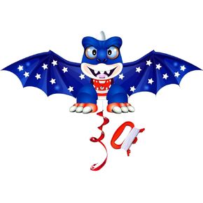 Hengda Kite Juvenile Dragon Kite ، للأطفال والبالغين ، سهلة الطيران ، تصميم النسيج الممتاز والهيكل ، الصور جميلة في الوضوح العالي ، مناسبة للمبتدئين (59x22) في