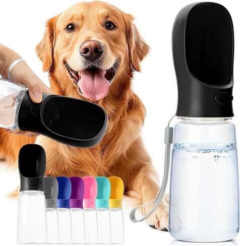 Mr. Pen- Dog Water Bottle, 19oz, Large, Blue, Portable Dog Water Bottle, Dog Travel Water Bottle, Dog Water Bottle Dispenser, Portable Water Bottle for Dogs, Pet Water Bottle, Travel Dog Water Bottle in Saudi Arabia
