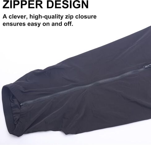 Lycra Stretch Horse Hood with Zip Full Face Neck Cover (Black, S) in Kuwait