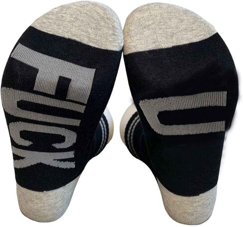 Fuck Off Socks Funny Funky Novelty Crew Socks For Women Men Teens Dress Tube Stocking Stuffer Christmas Gifts in Saudi Arabia
