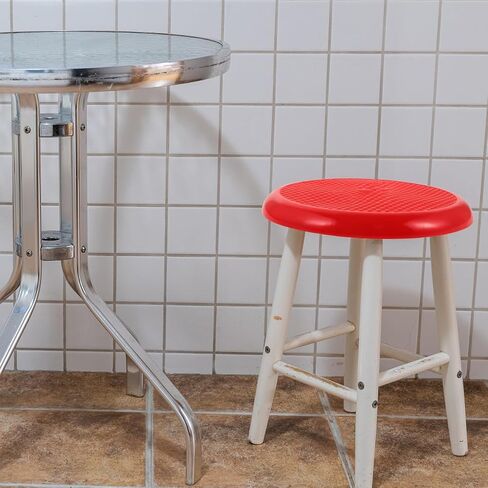 Round Plastic Stool Seat Cover Replacement for Canteen Stools Durable Plastic Surface Bar Stool Covers and Stool Cushions for Dining and Garden Use in Saudi Arabia