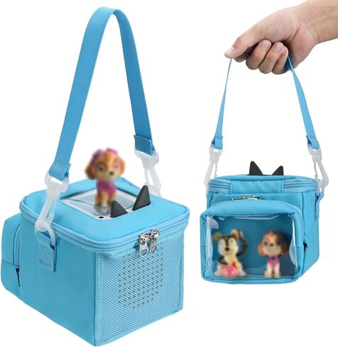 Beautyflier Carrying Case متوافقة مع مجموعة Starter Attlio Adio Toniebox ، ومنظم أكياس التخزين لأرقام Tonies الإبداعية ، وحامل حمل حقيبة للأطفال Toniebox Set (الأزرق) in Kuwait