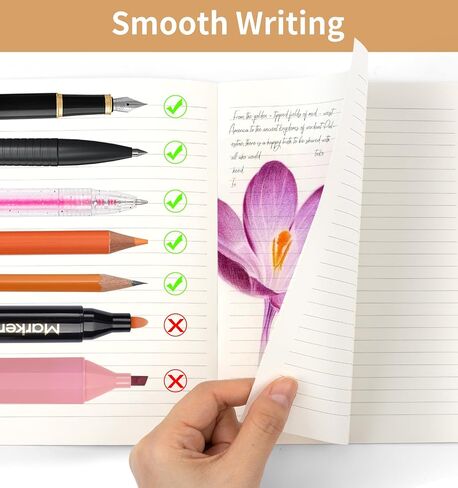 24 حزمة A5 محكم المبطنة Kraft Notebooks ، دفاتر اليومية ، دفتر ملاحظات تغطية ناع in Kuwait