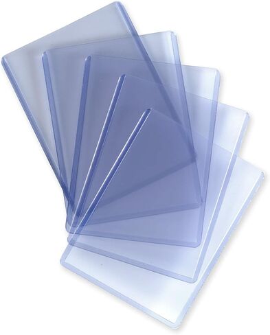 Vault X Toploaders 35pt, Trading Cards, Premium Extra Thick, 3" x 4" Seamless Rigid Card Holders, Hard Sleeves, Clear Protection for Collectible Card Games, Sports, TCG (50 Pack) in Kuwait